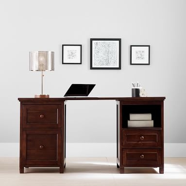 Beadboard Drawer + Cubby Smart(TM) Desk + Hutch Set, Simply White - Image 5
