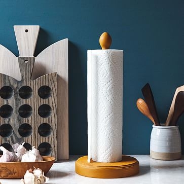 Essex Paper Towel Holder, Crafted from New England, Natural - Image 1