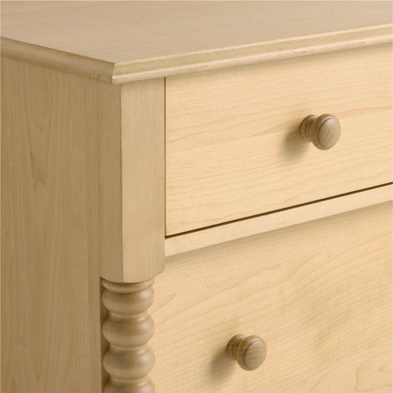 Jenny Lind Maple Wood Tall 7-Drawer Kids Dresser - Image 1