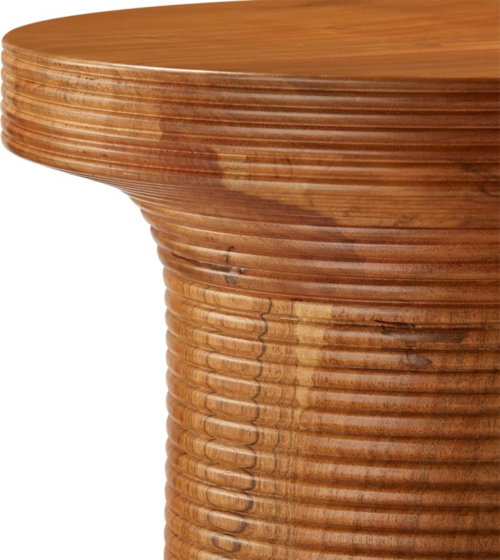 Trill Round Wood Side Table - Image 2