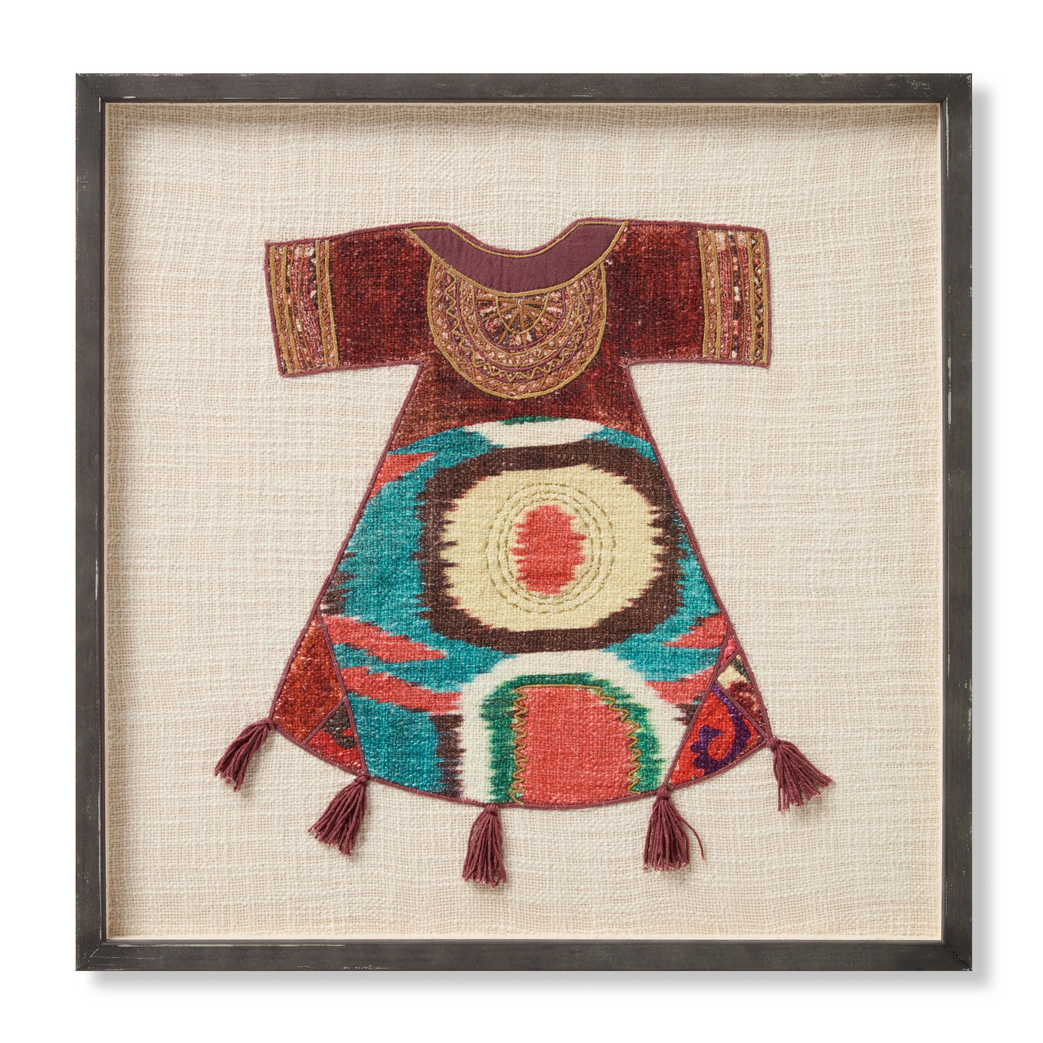 Loloi Chahar Multi / Ivory 1'-11" x 1'-11" Wall Art - Image 0