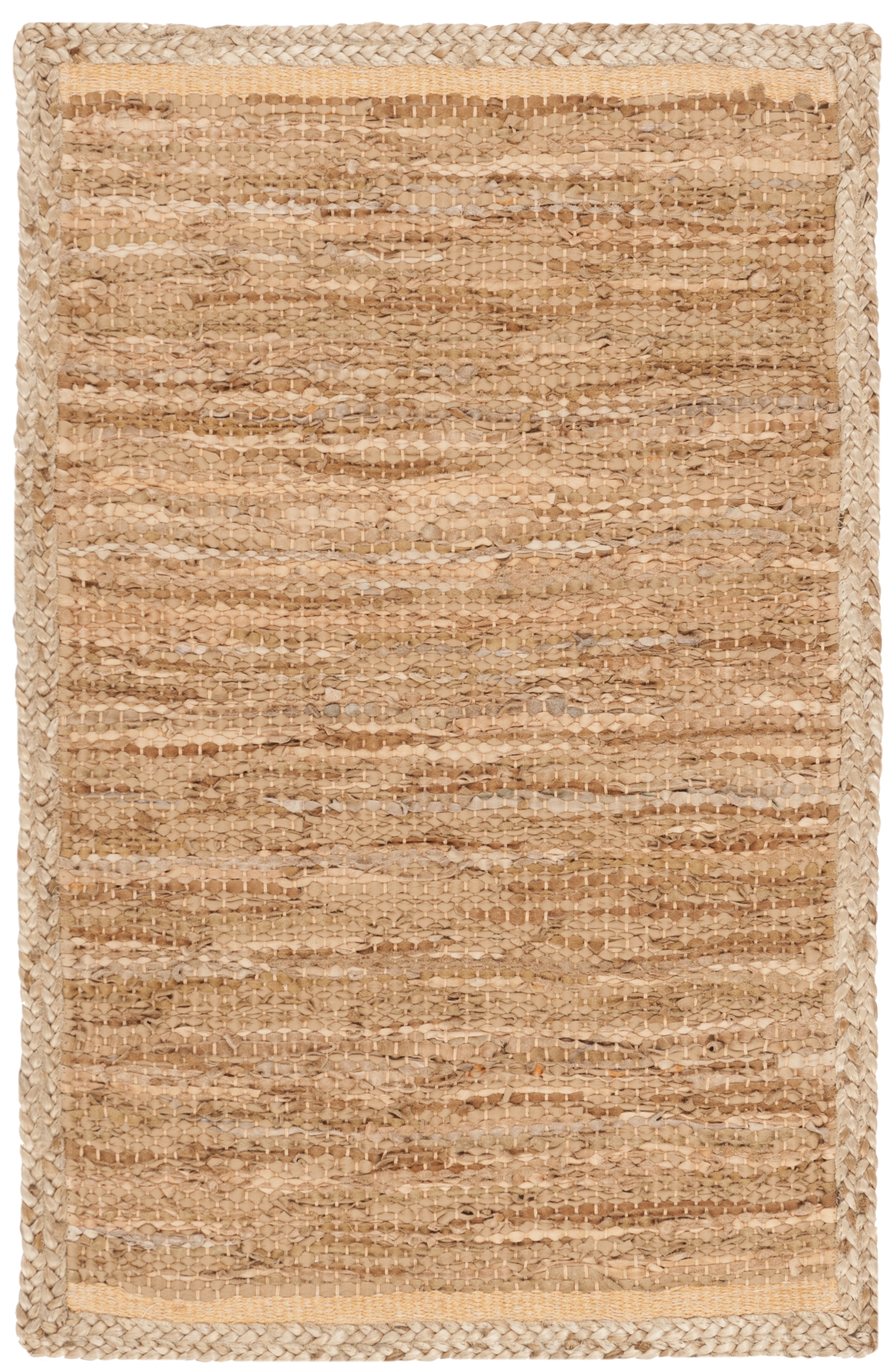 Arlo Home Hand Woven Area Rug, CAP901B, Camel/Natural,  6' X 9' - Image 0