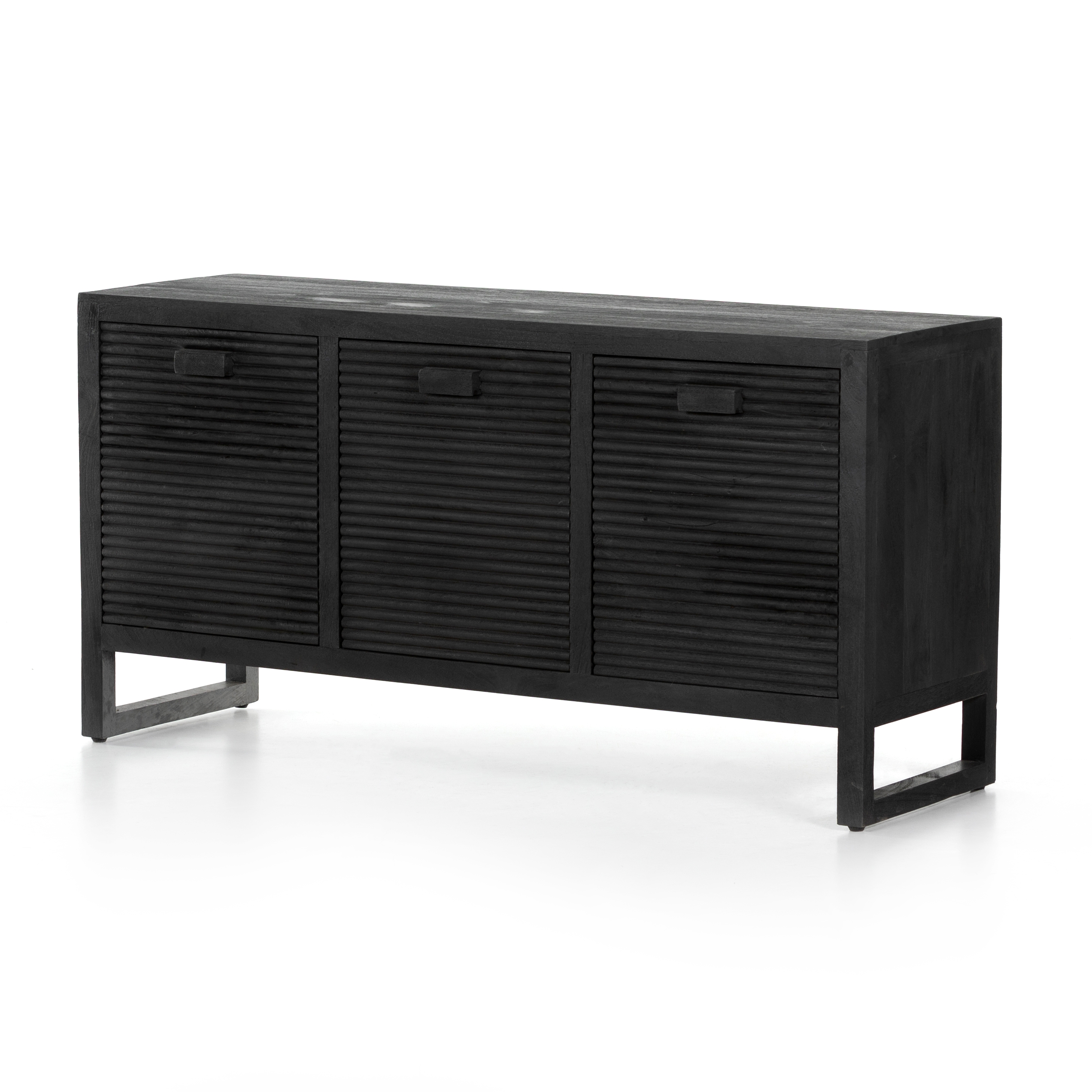 Lorne Media Console - Dark Totem Mango Solid - Image 0