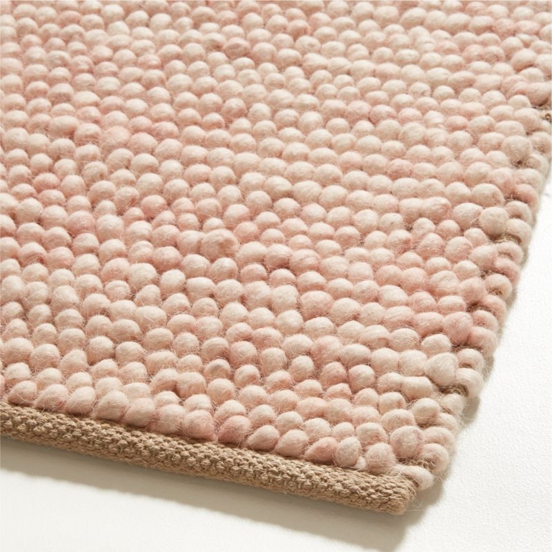 Orlian Wool Elegant Pink Kids Area Rug 6'x9' - Image 2
