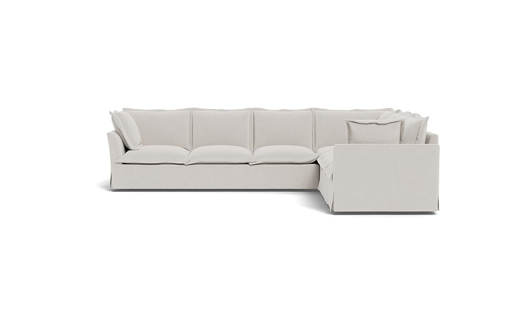 Skylar Slipcovered Corner 6-Seat Sectional Sofa - Image 0