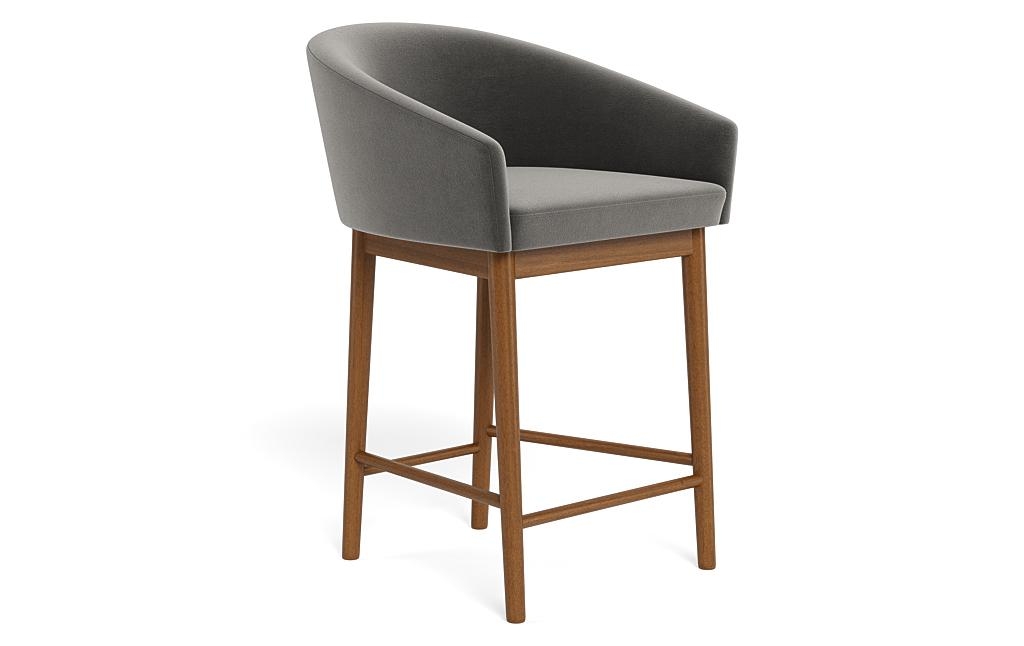 Destin Wood Framed Upholstered Stool - Image 1