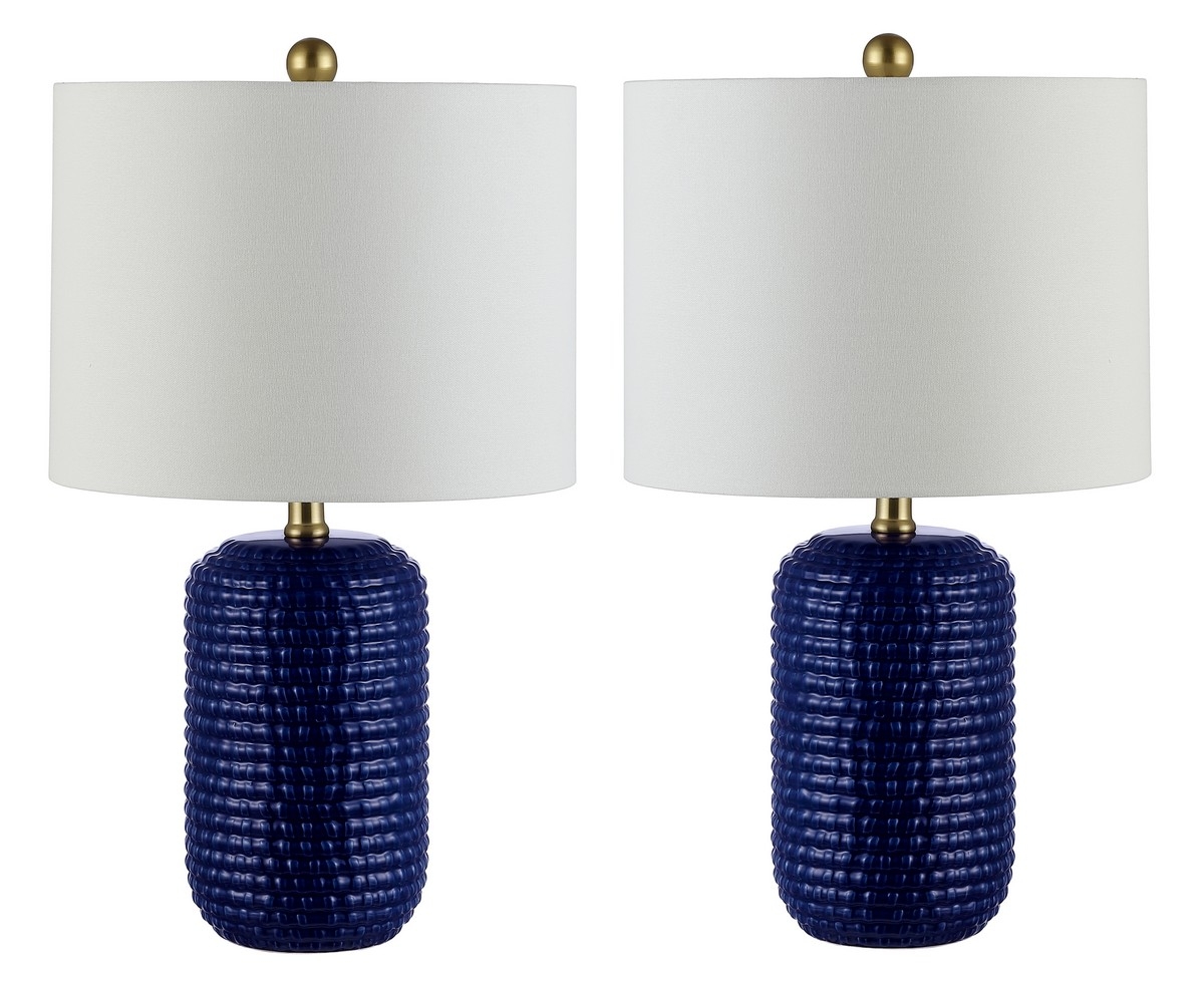 Jace 22" Table Lamp - Navy Blue - Image 0