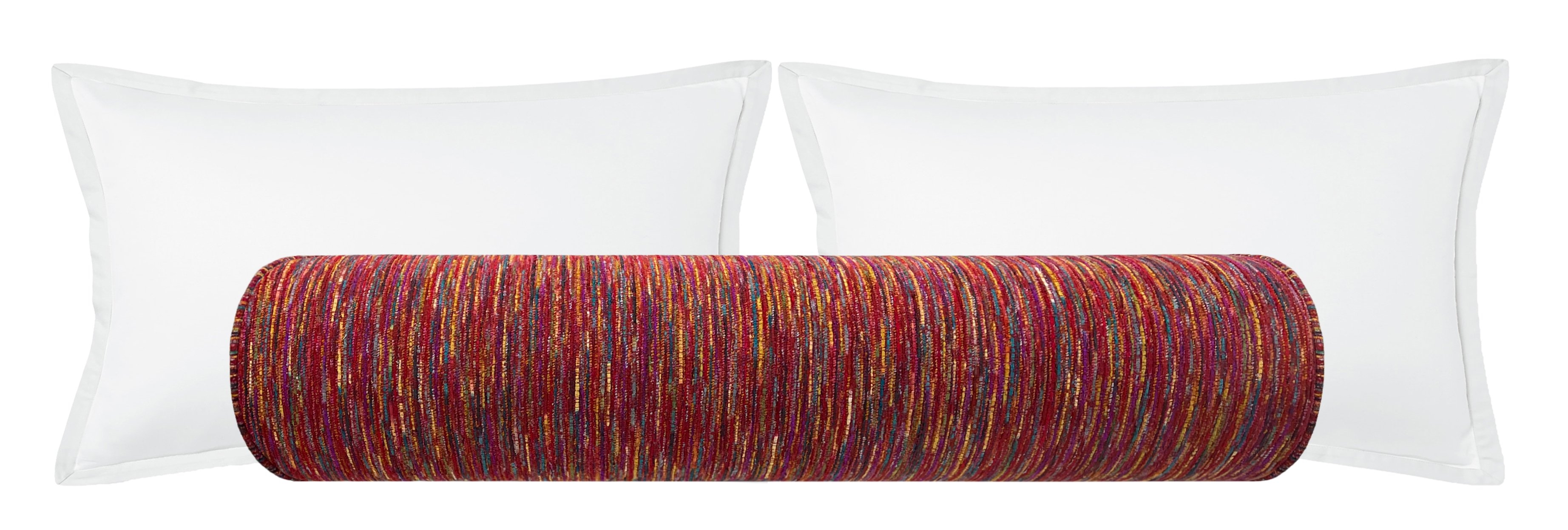 THE BOLSTER :: URBAN BOUCLÉ // MULTI - TWIN XL // 9" X 30" - Image 0