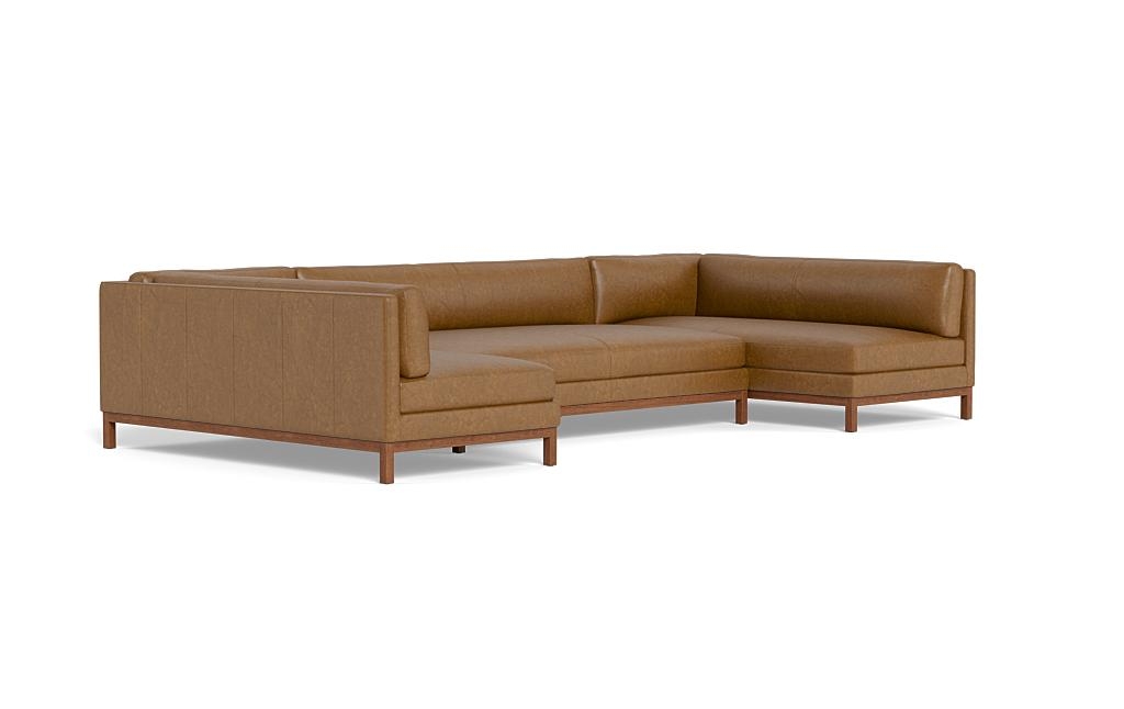 Jasper Leather U-Chaise Sectional - Image 1