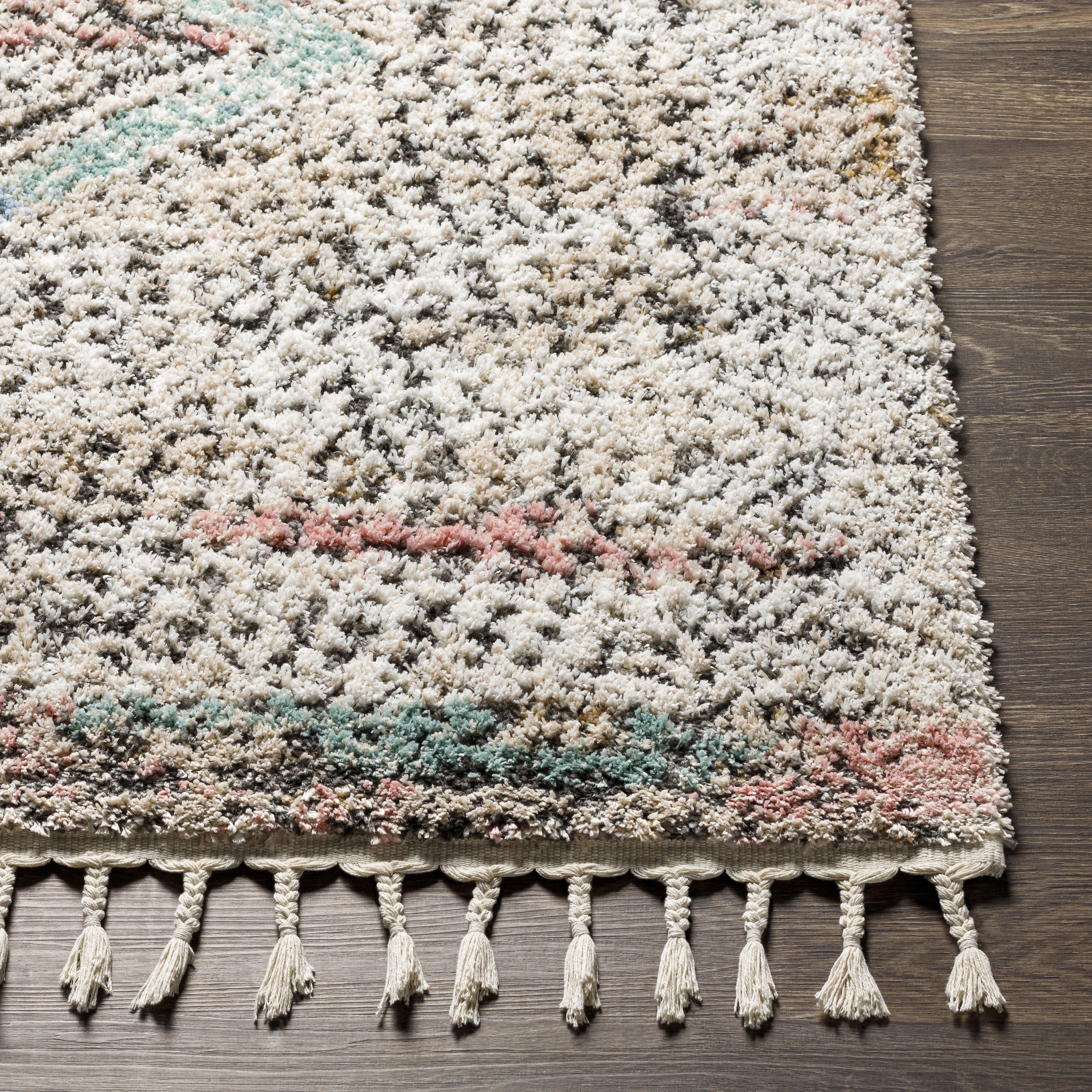 Lisbon Beige Indoor 9'2" x 12' Machine Woven Rug - Image 2