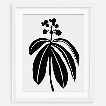 Dichorisandra Thyrsiflora, Natural Frame, 11" x 14" - Image 2