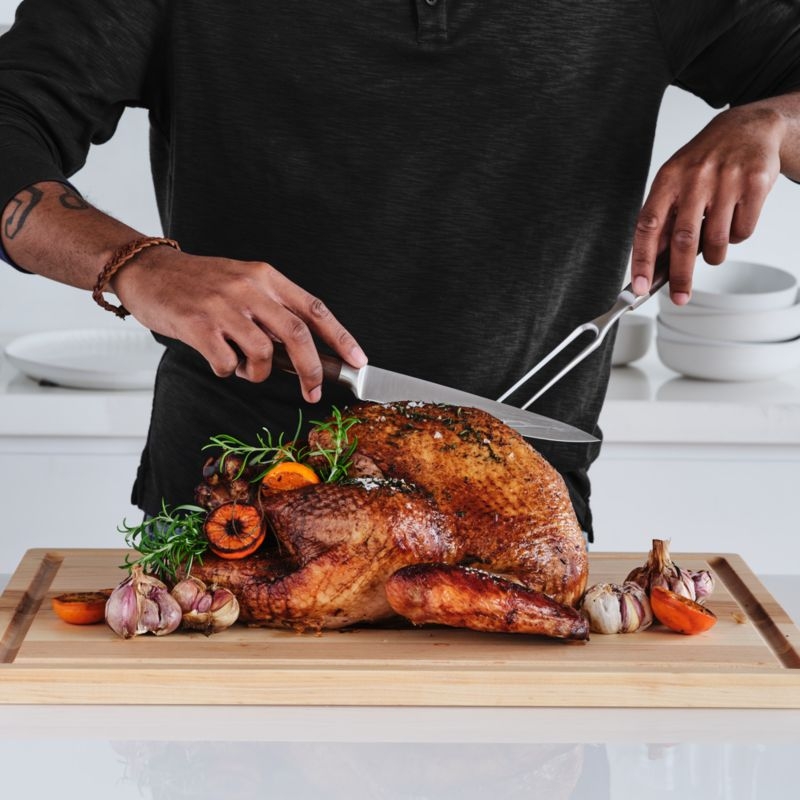 Crate & Barrel Carving Set - Image 2