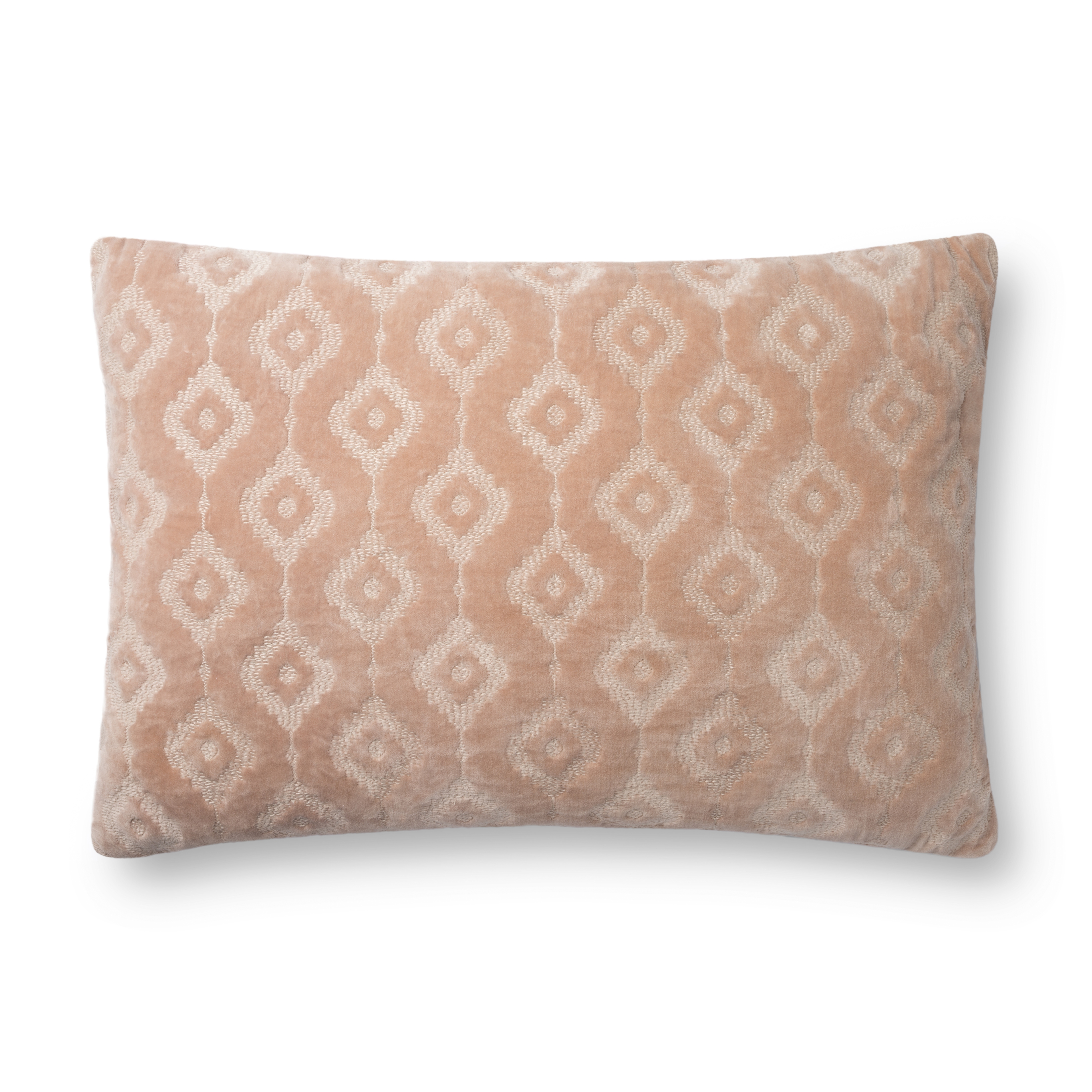 Loloi Pillows P0866 Blush 16" x 26" Cover Only - Image 0