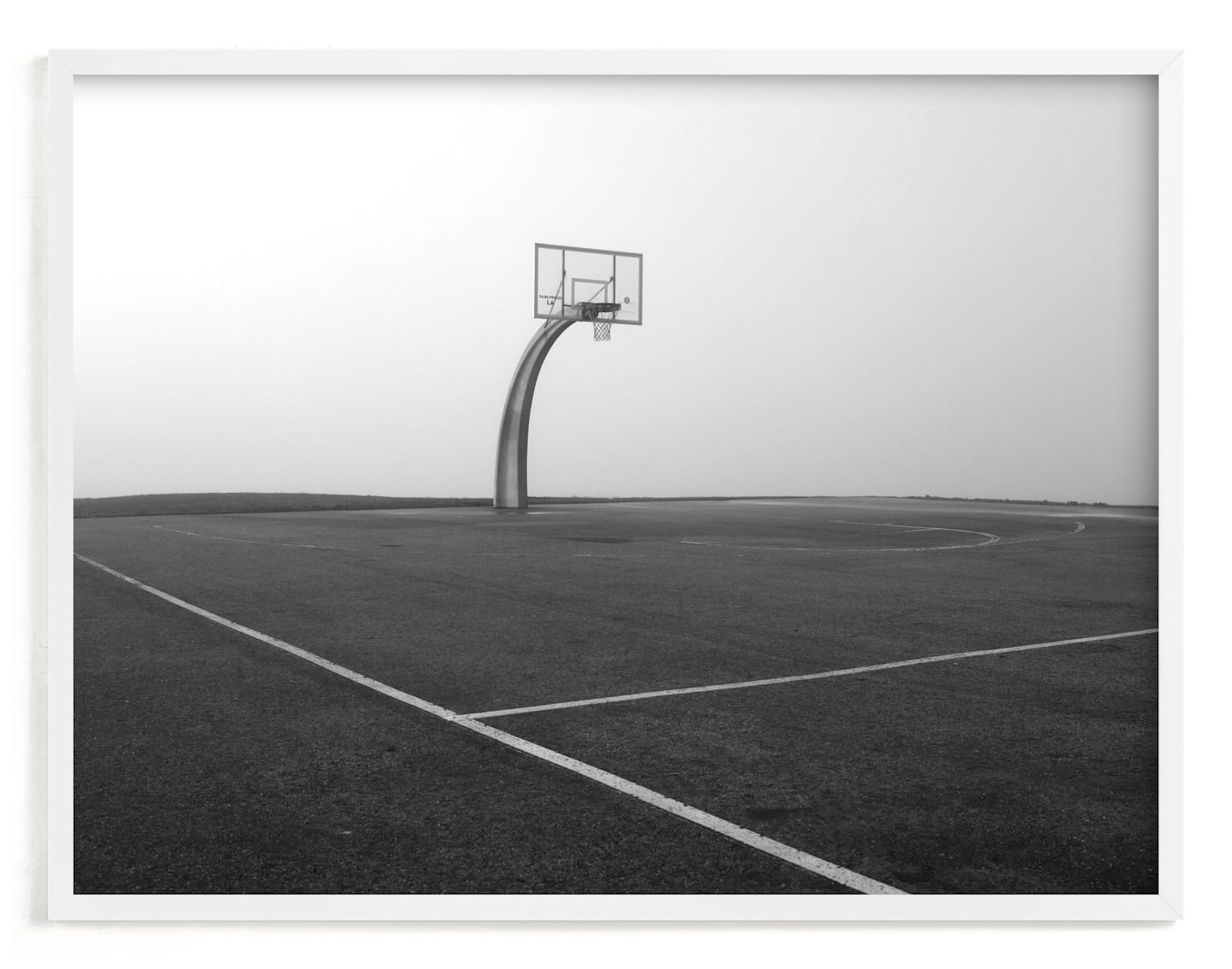 Foggy Basketball Court Limited Edition Fine Art Print 2 - Image 0