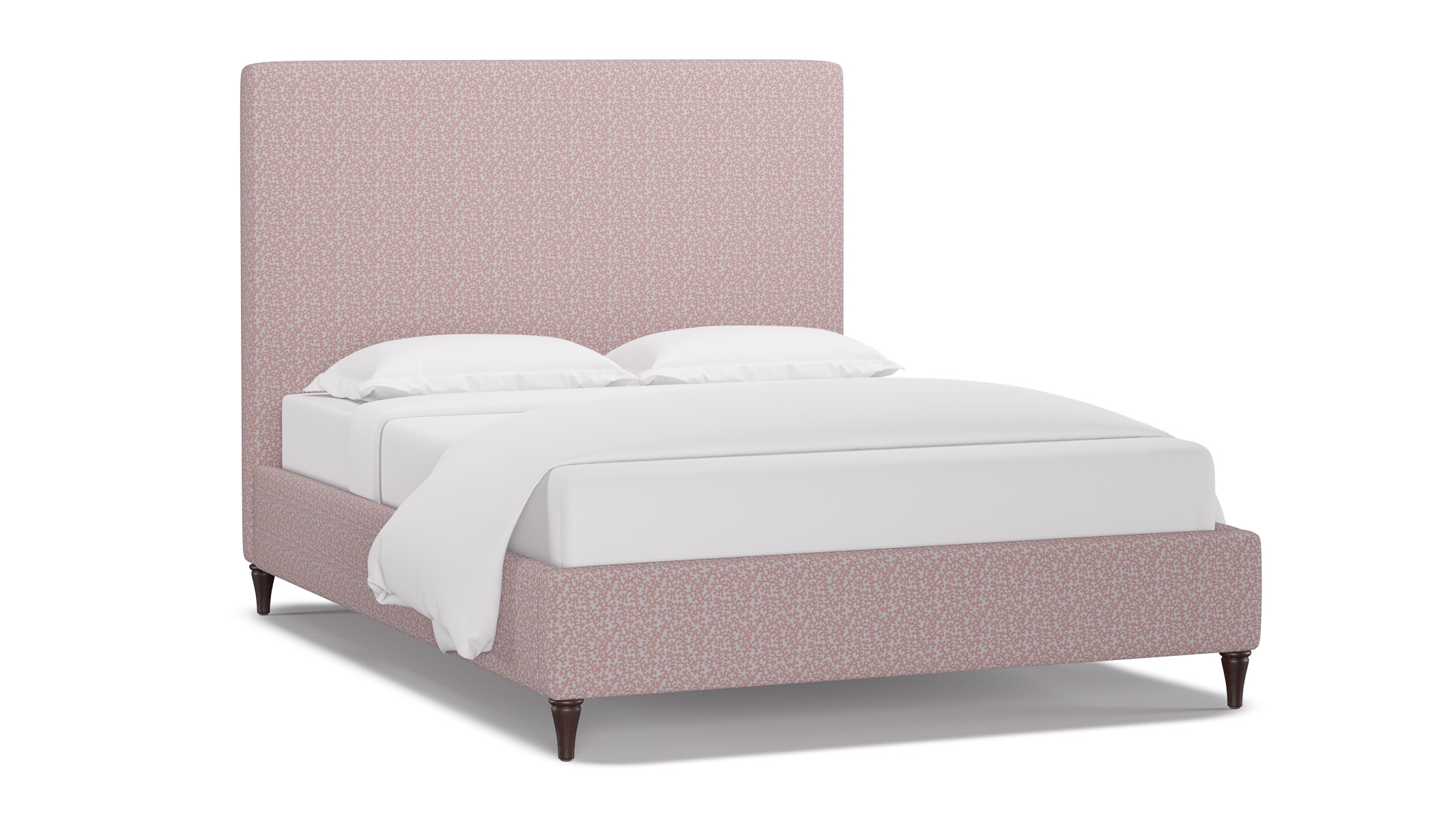 Classic Bed, Flamingo Hele Bay, Espresso Decorative Tapered Leg, Twin - Image 1