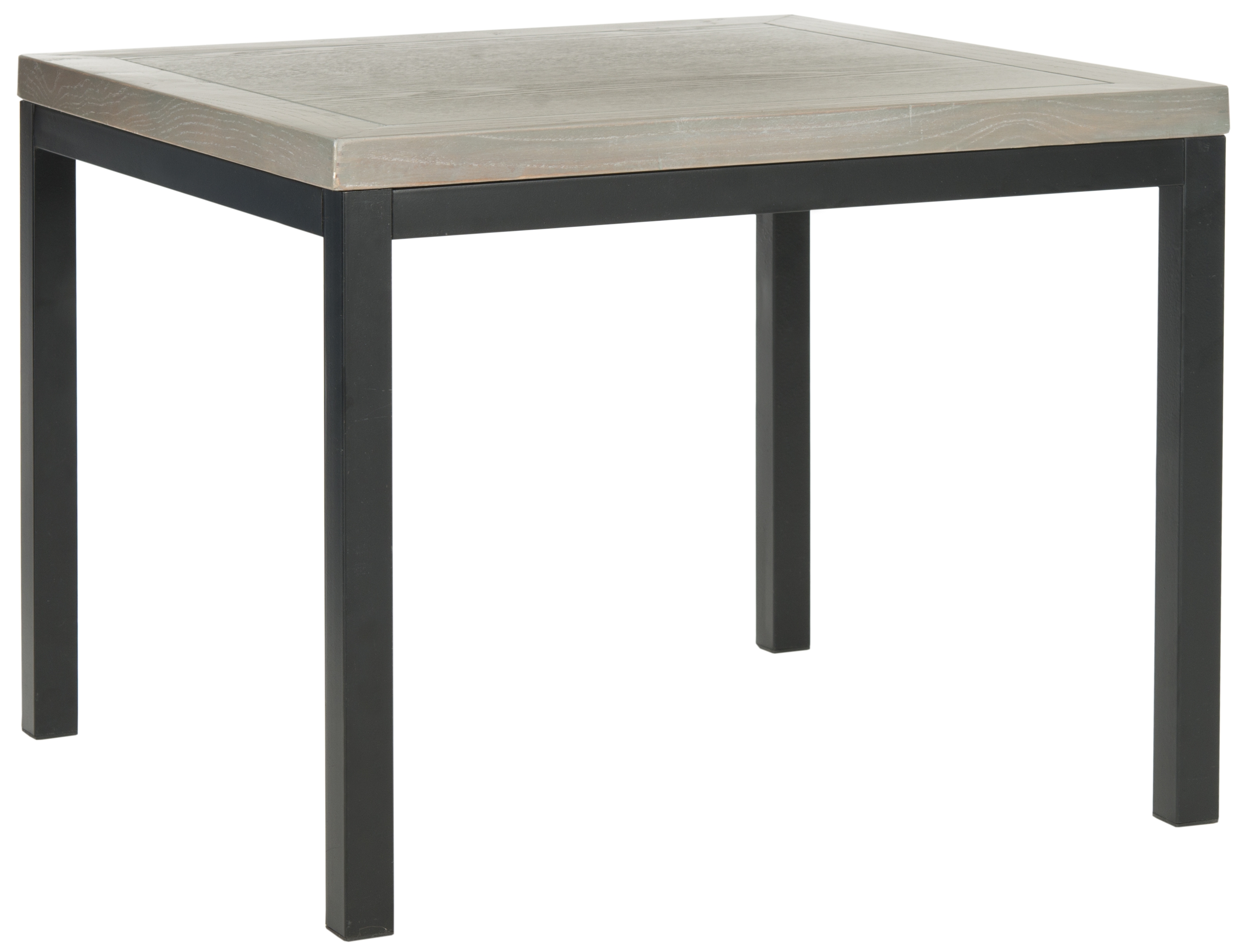 Dennis Wood Top Side Table - French Grey - Arlo Home - Image 1