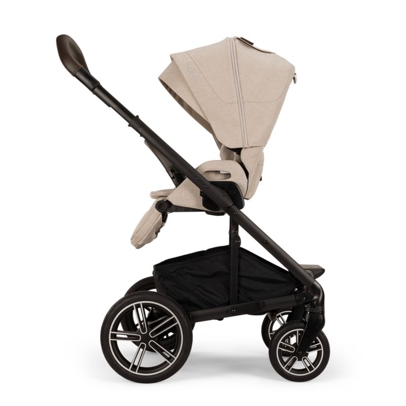 Nuna ® SWIV ™ Biscotti Brown Lightweight Baby Stroller - Image 4