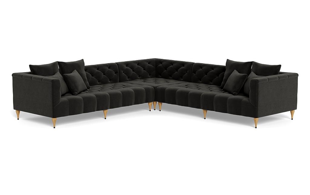 Ms. Chesterfield Corner Sectional Sofa by Apartment Therapy - Image 1