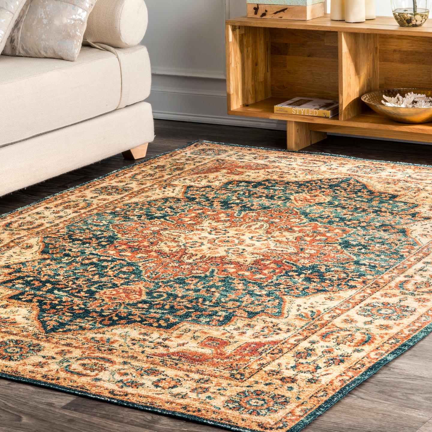 Transitional Floral Janis Area Rug - Image 0