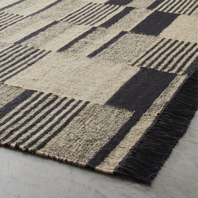 Syntax Striped Jute Rug 5'x8' - Image 2