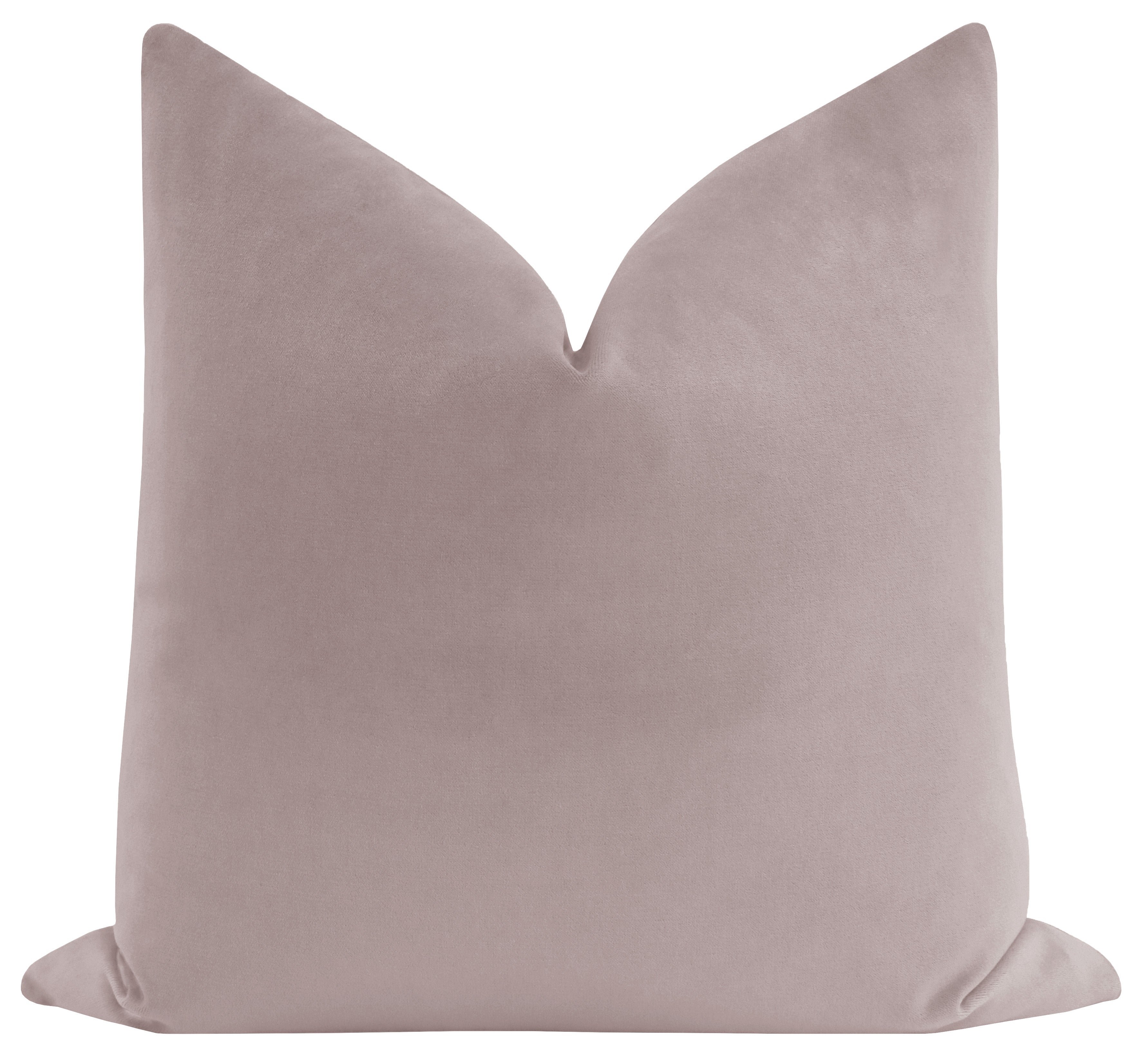 FINAL SALE : 20" X 20" SOCIETY VELVET // SMOKEY LILAC PILLOW COVER - 20" X 20" - Image 0