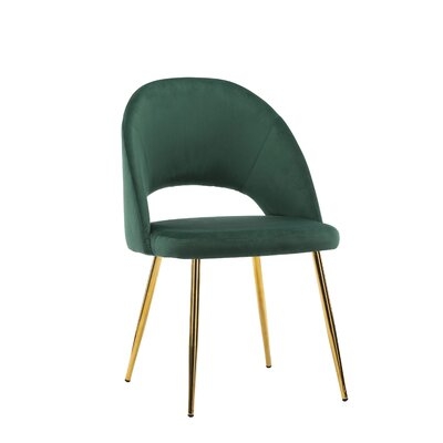 Emerico Velvet Upholstered Side Chair - Image 0