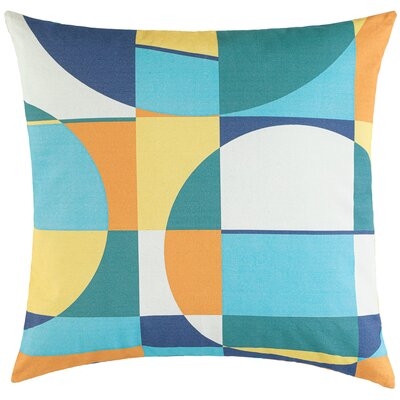 Out Of Bounds Square 100% Cotton Pillow Cover and Insert - Image 0
