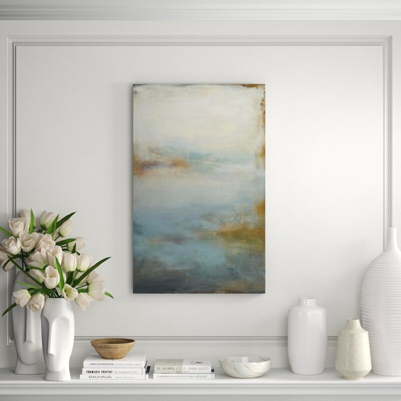 Chelsea Art Studio Foggy River by Samuel Kane - Wrapped Canvas Painting Print - Image 0