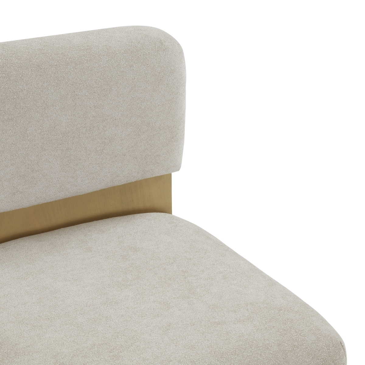 Naja Modern Counter Stool - Taupe/Natural - Image 2