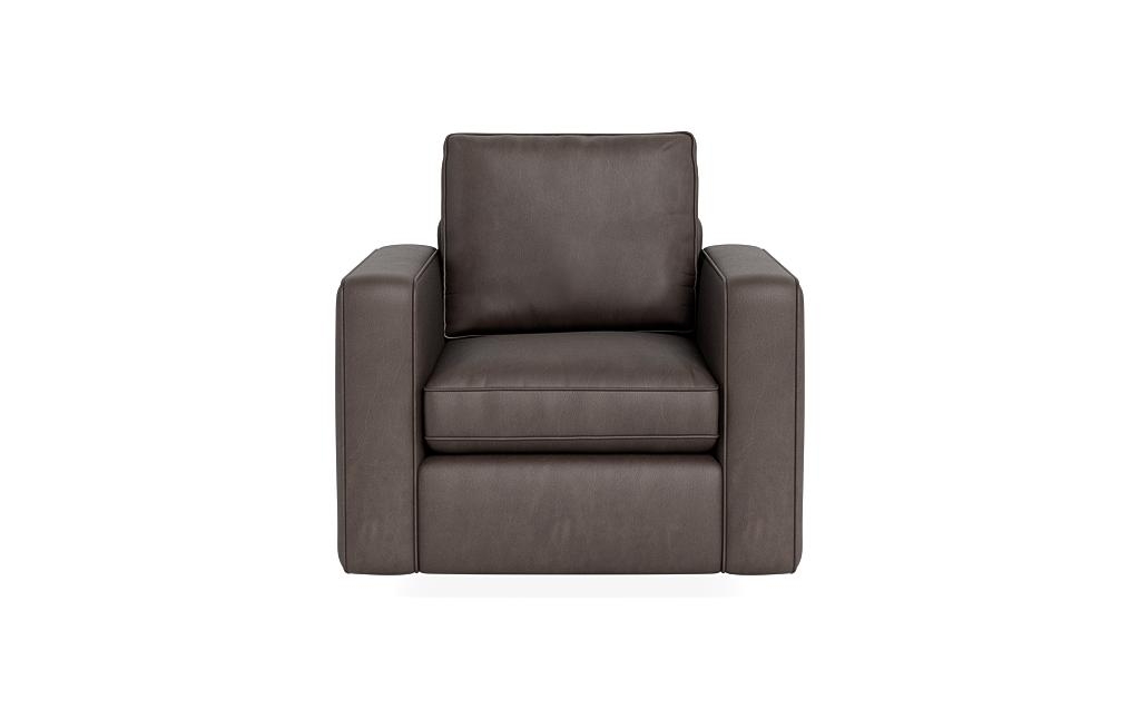 James Leather Accent Chair - Image 0
