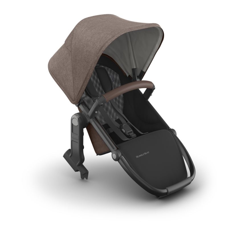 UPPAbaby RumbleSeat V3 Owen Mocha Brown Melange with Graphite Frame Baby Stroller Seat - Image 3