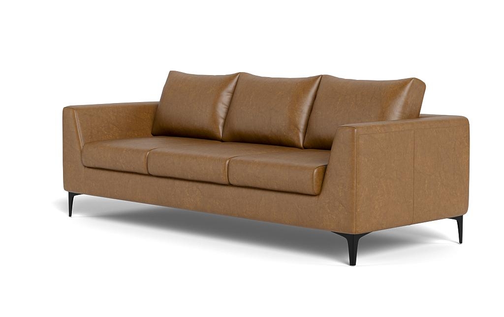 Asher Leather 3-Seat Sofa - Image 2