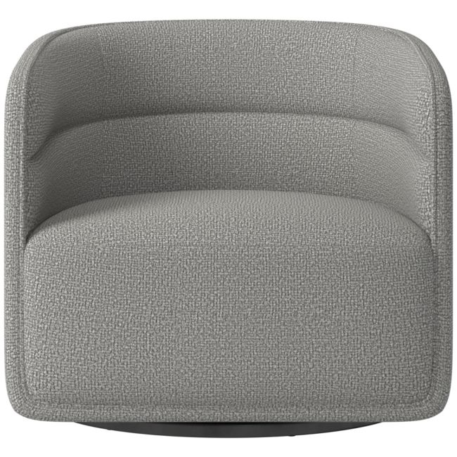 Sai Hartman Charcoal Swivel Chair - Image 0