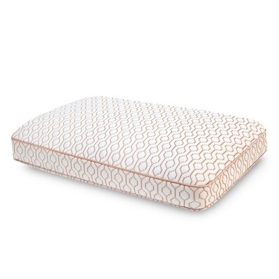 Classic Gusset Memory Foam Bed Pillow With Copper Infused Cover - Image 0