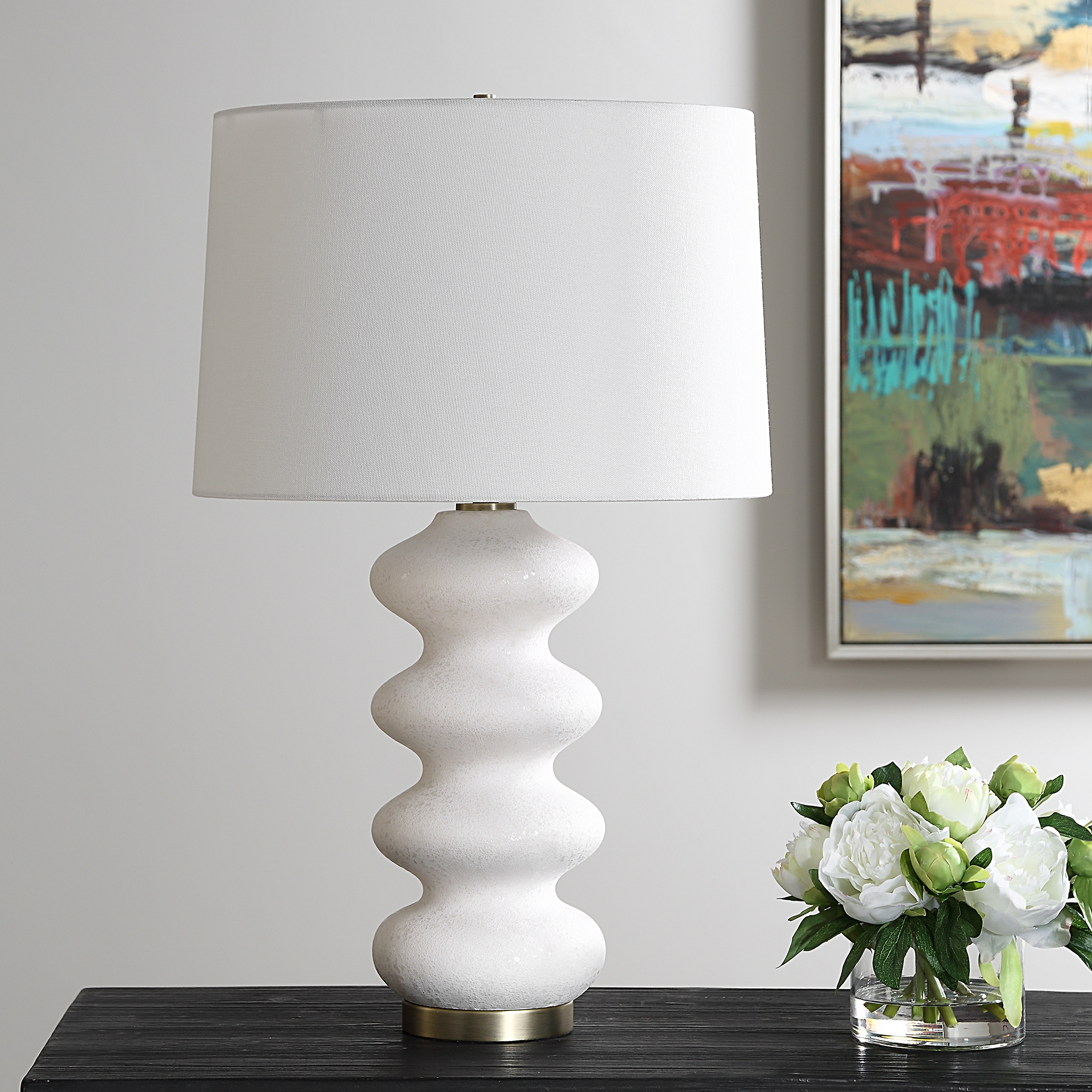 Liora White Table Lamp - Image 2