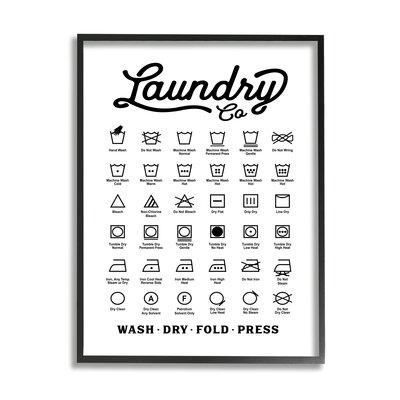 Vintage Laundry Co Washing Chart Helpful Guide - Image 0