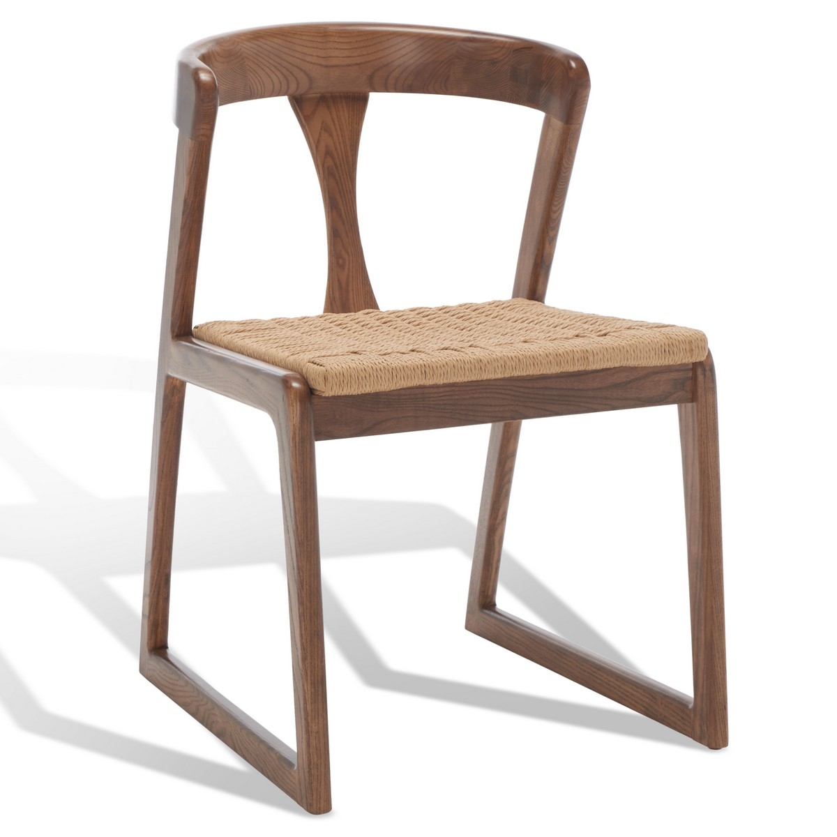 Jamal Woven Dining Chair - Walnut/Natural - Image 5