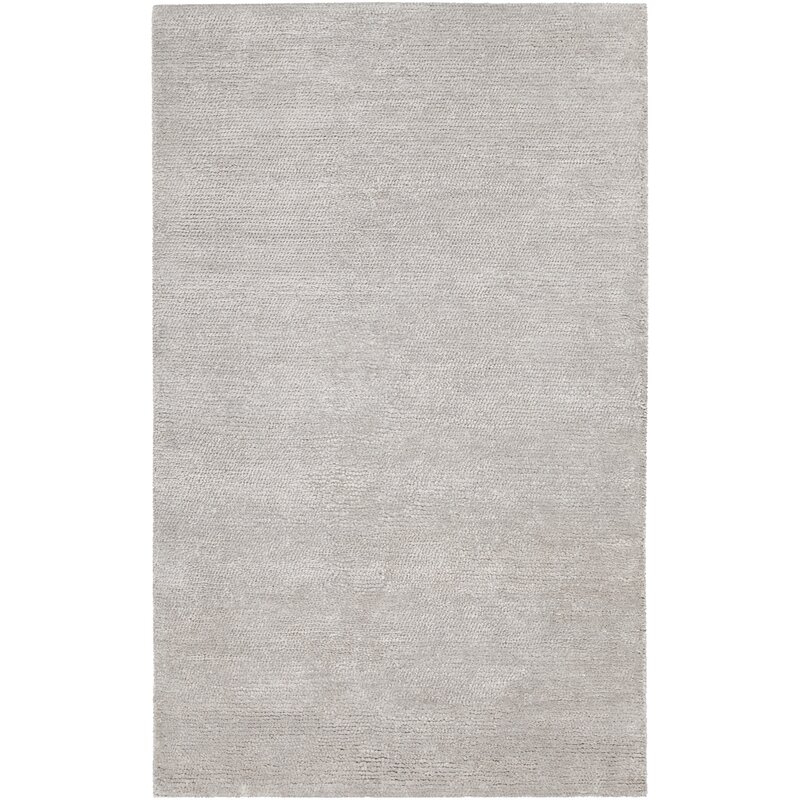 Chandra Rugs Reanna Hand-Woven Silver Area Rug Rug Size: Rectangle 9' x 13' - Image 0