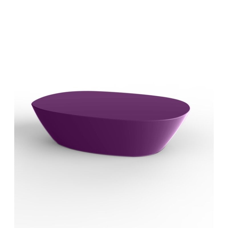 Vondom Sabinas Plastic Coffee Table Color: Plum - Image 0