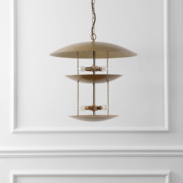 Jules 5Lt 24" Pendant - Antique Gold - Image 3