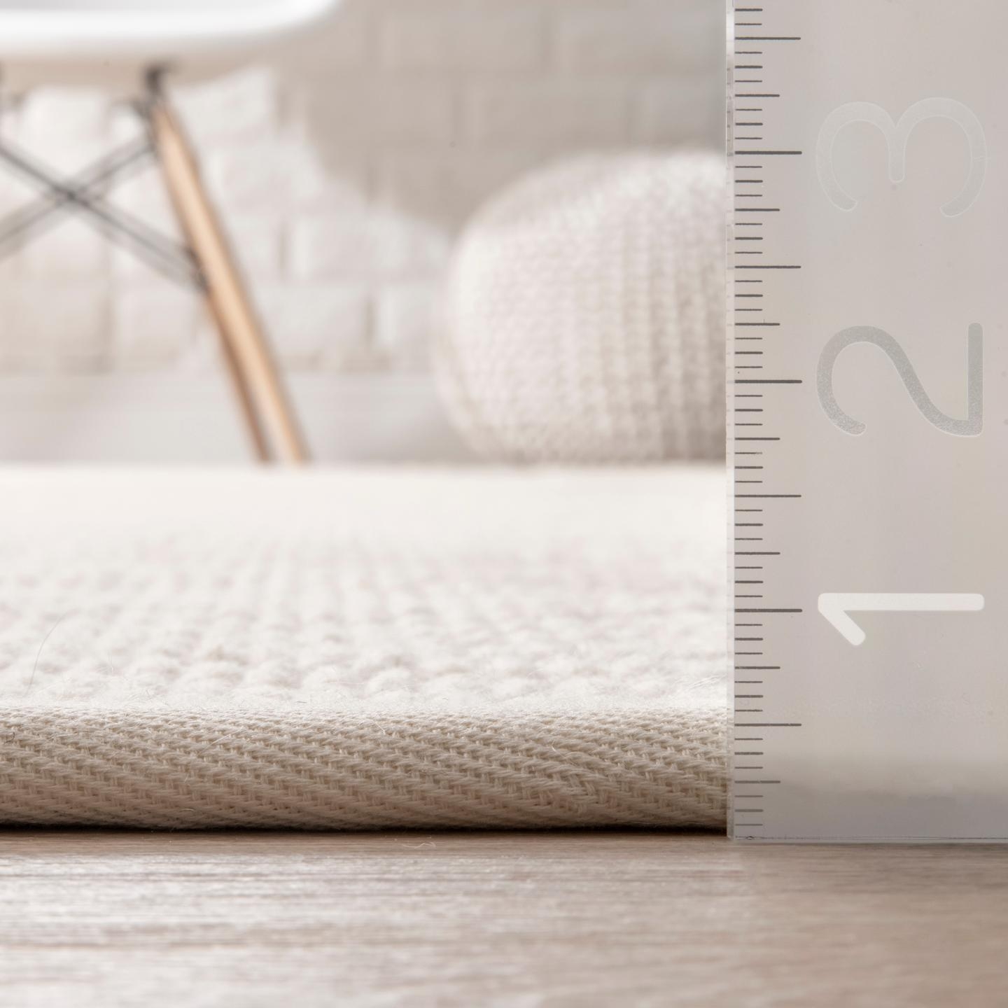 Natural Textured Suzanne Rug Area Rug - Image 4