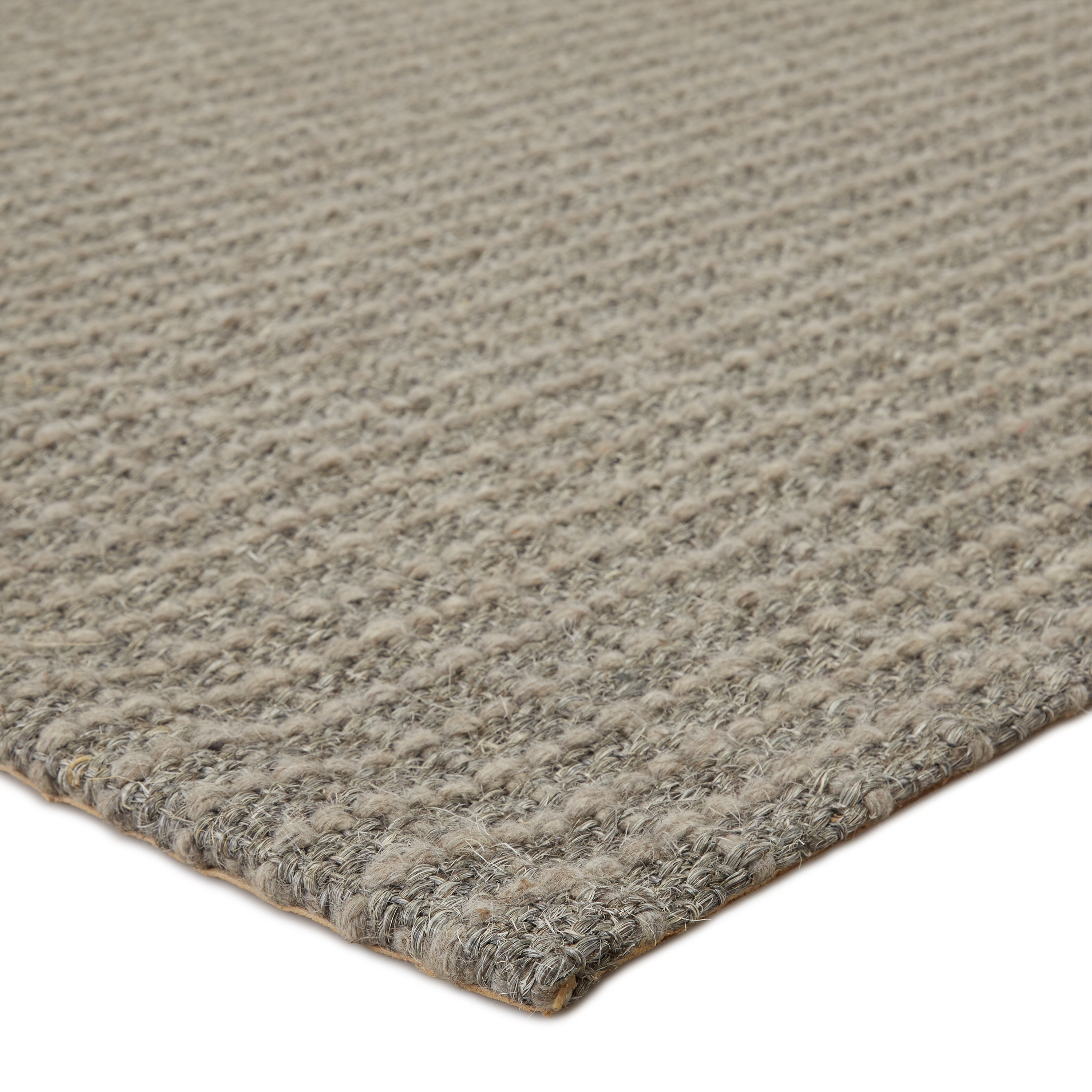 Tane Natural Solid Gray Area Rug (10'X14') - Image 1