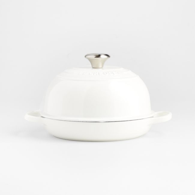 Le Creuset ® 9.5" White Enameled Cast Iron Bread Oven - Image 0