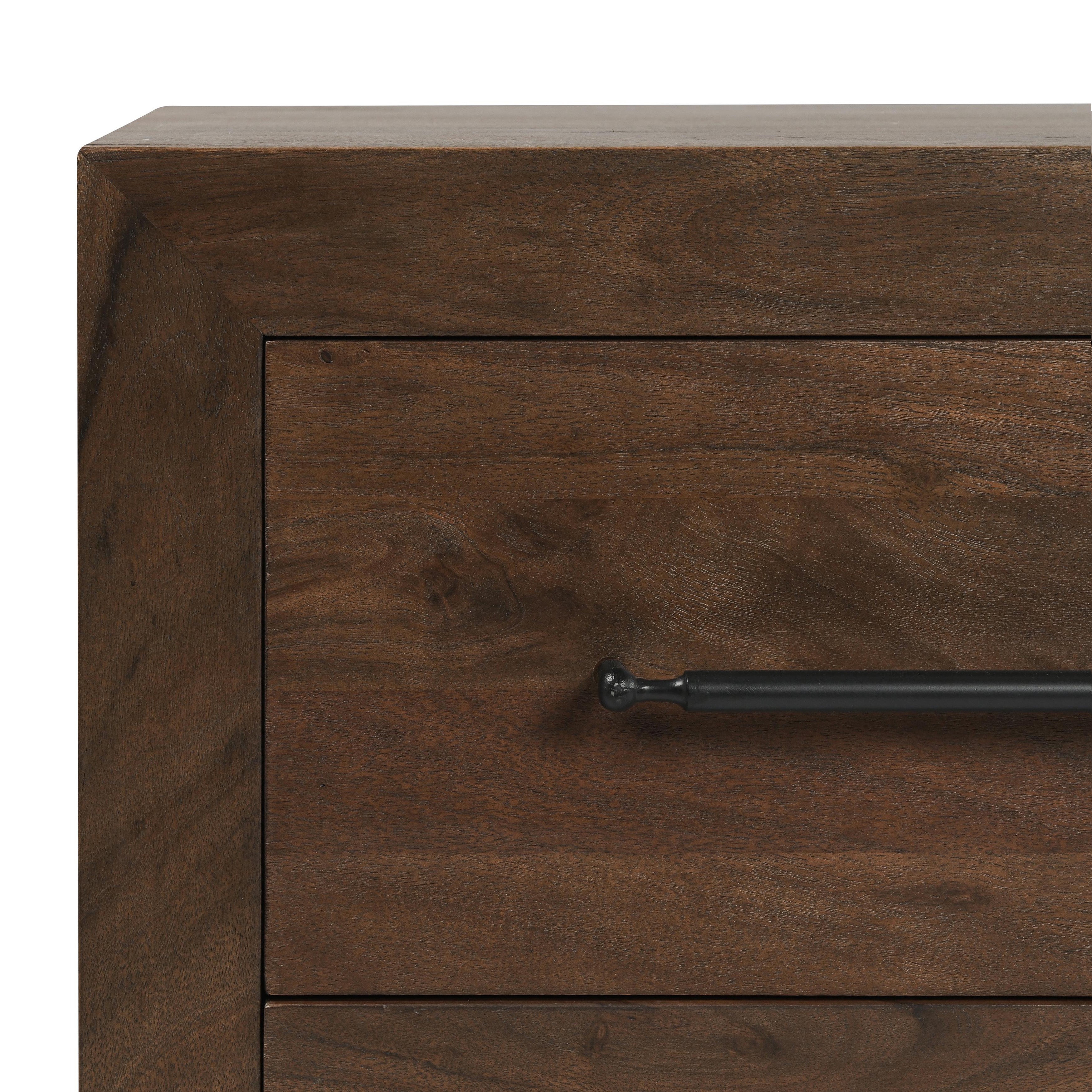 Jaxon Wood 2Dwr Nightstand Cocoa Brown - Image 5