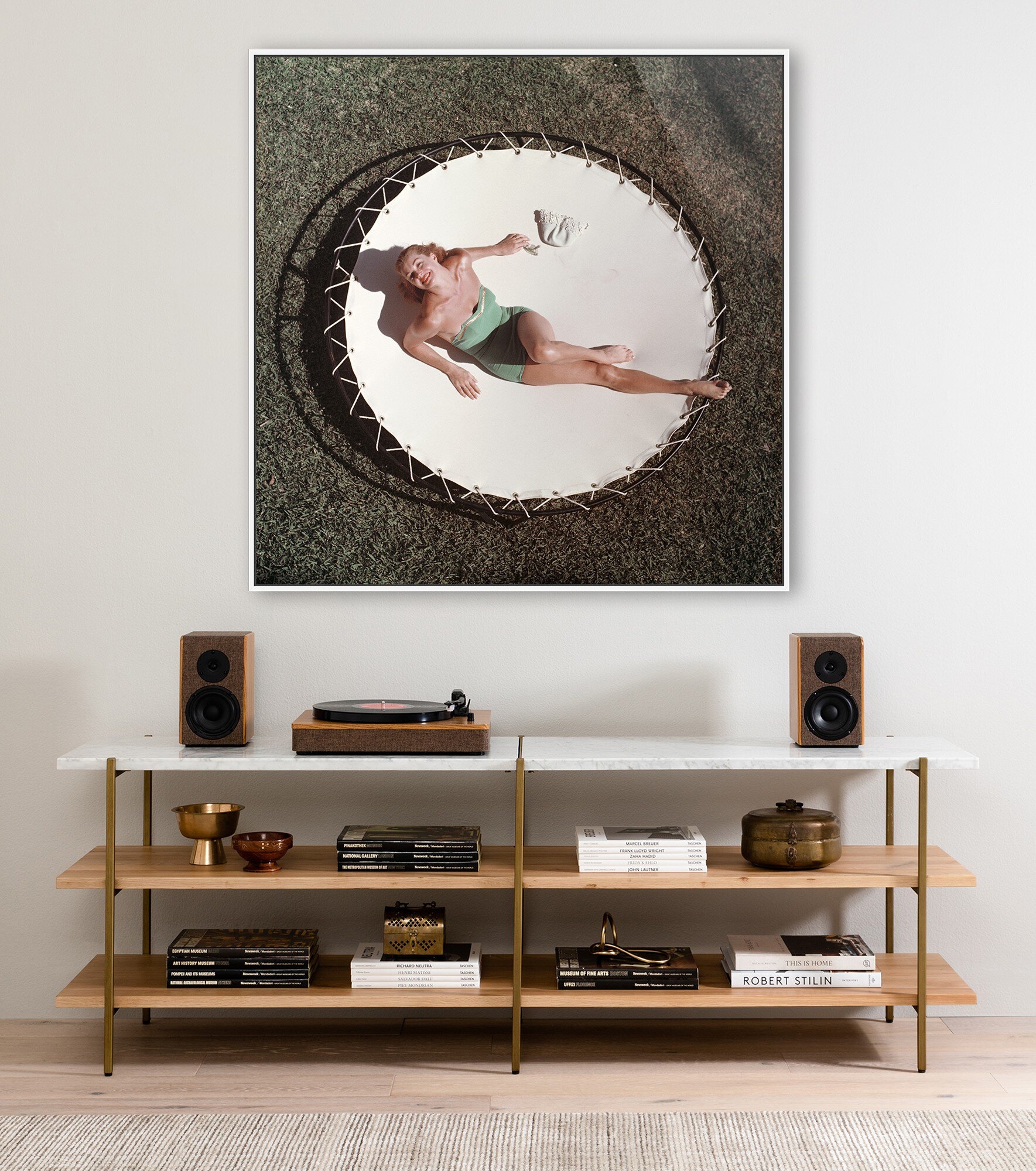 Esther Williams by Slim Aarons - White Maple Floater - Image 3