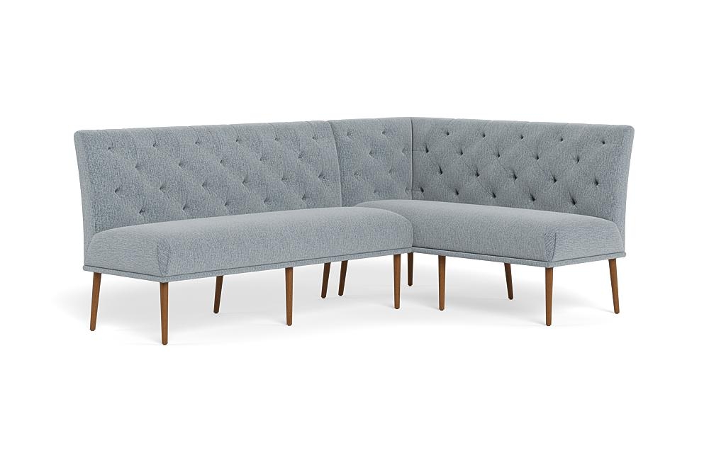 Dorian Upholstered Right Banquette with Tufting Option - Image 1