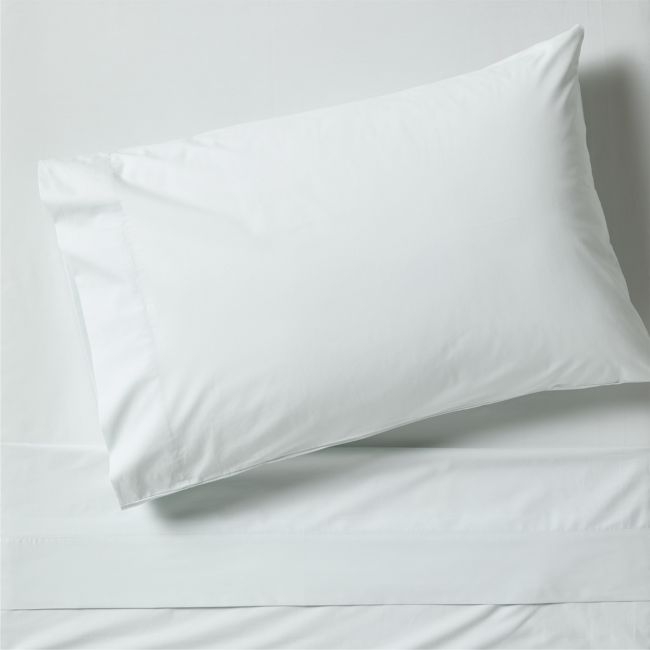 Everyday Snuggle Brushed Cotton Percale Soft Blue Kids Twin Sheet Set - Image 0