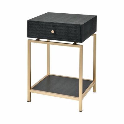Birdwell 4 Leg End Table with Storage - Image 0