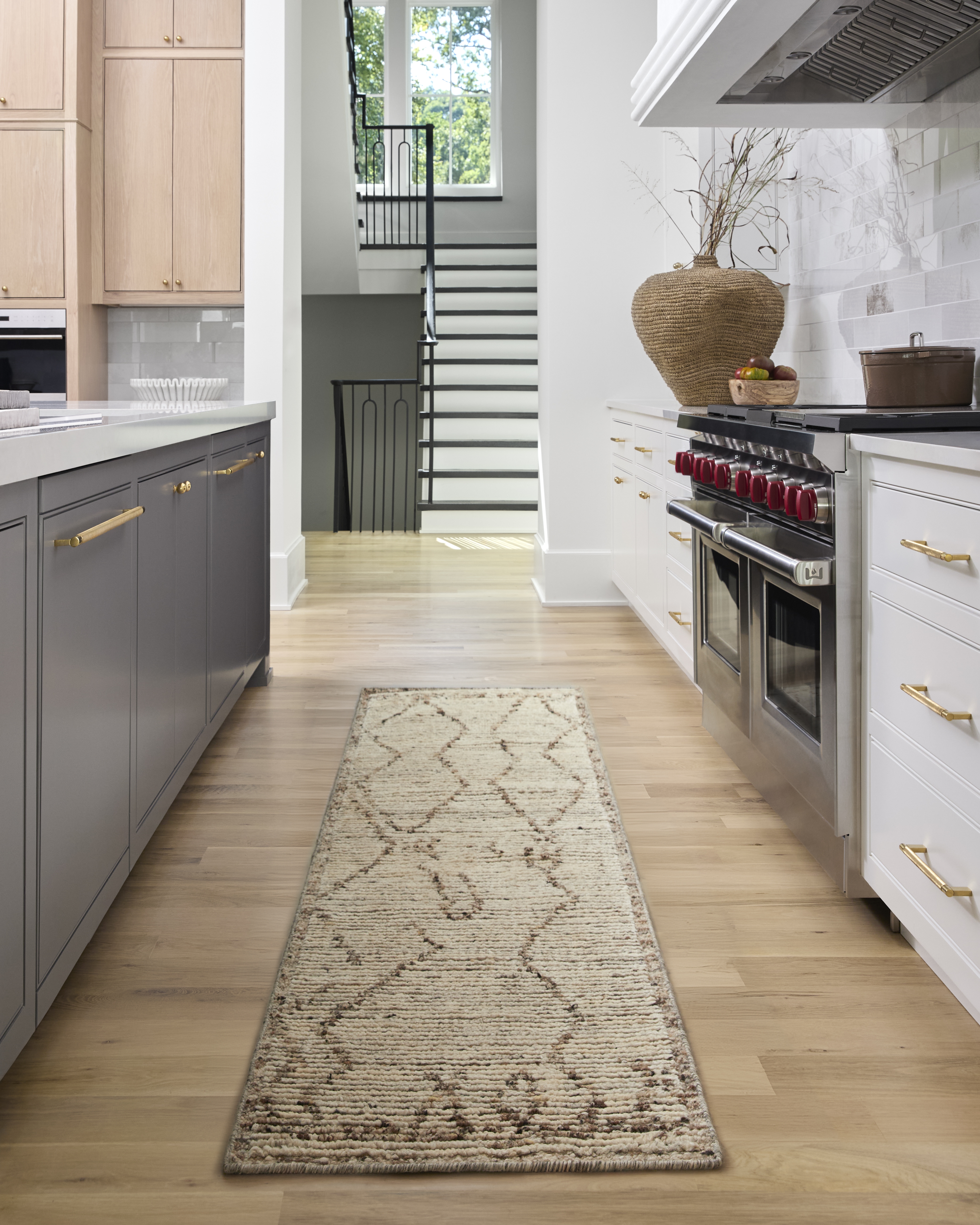 Khyber Beige Indoor 12' x 15' Handmade Rug - Image 1