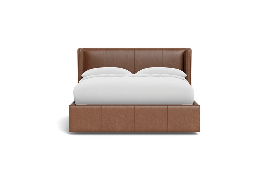 Graham Leather Upholstered Bed with Storage Option - Image 0